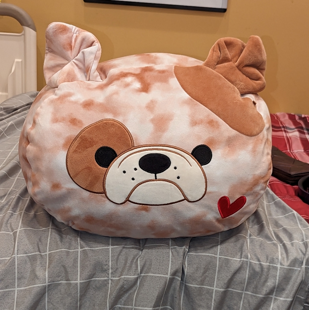 Squishmallow Bronk the Pug Valentine Stackable 2022